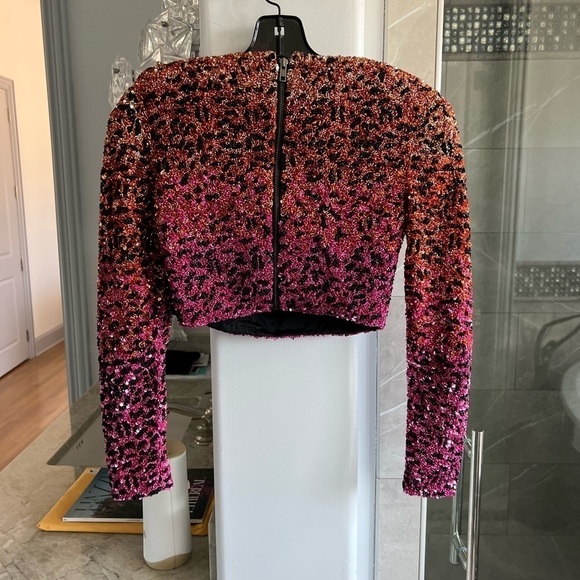 RETROFETE Xi Sequined Top: Ombré Noise - Picture 9 of 12